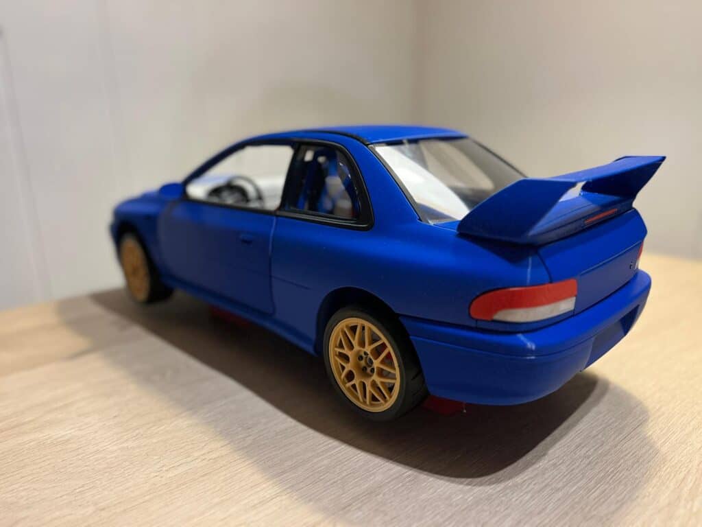 Bakside av 3D-printet Subaru Impreza