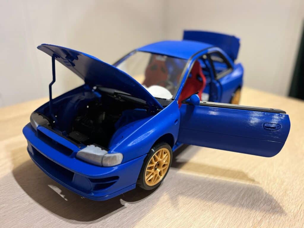 3D-printet Subaru Impreza